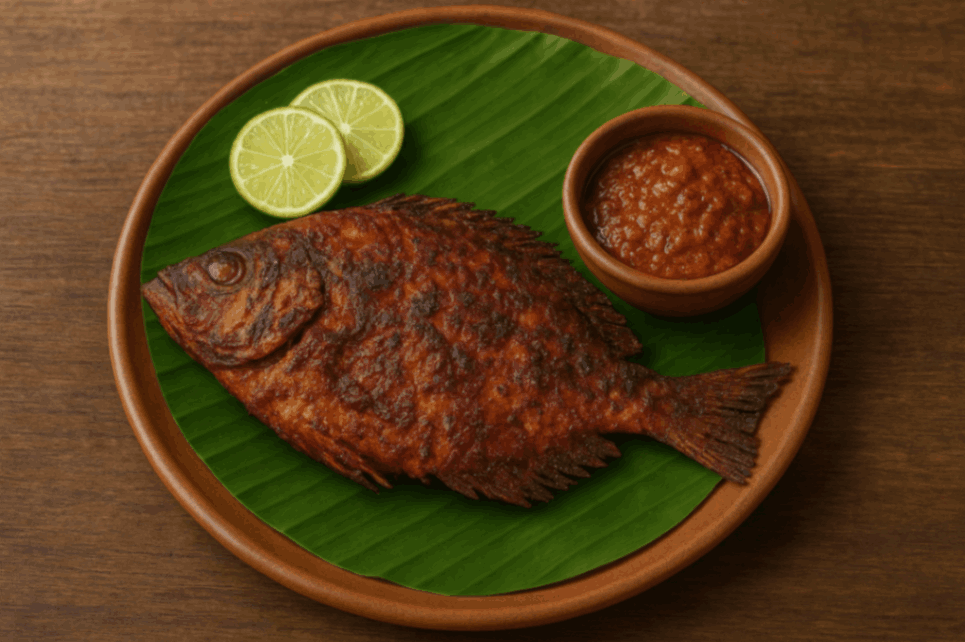 Karimeen Pollichathu / Fry (Pearl Spot Fish)